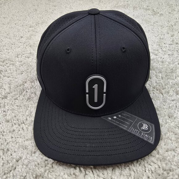 Branded Bills Other - Branded Bills Elite Series Classic Black Hat Made in USA  Logo Snapback One Size